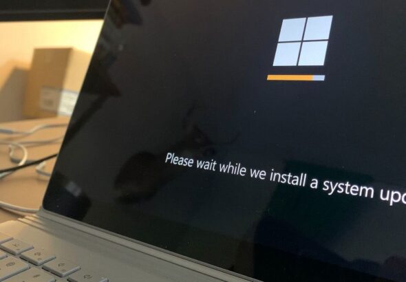 Windows güncelleme hatalarını gösteren bir ekran