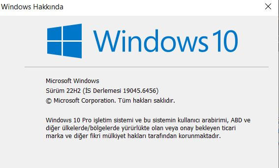 Windows Kaç Olduğu Nasıl Anlaşılır için yöntem 1 sonucunda karşınıza çıkacak ekran