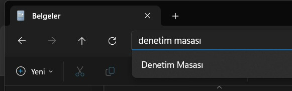 Denetim Masası Nasıl Açılır? 3. Yöntem