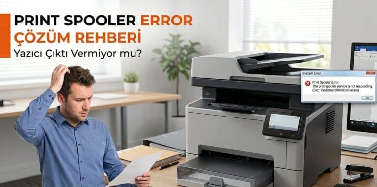 Yazdırma biriktiricisi sürekli duruyor hatası ve ofis ortamında yaşanan sorunlar